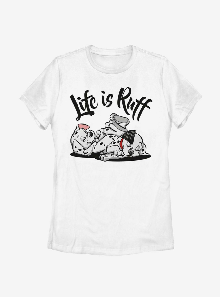 Adults * | Exclusive Design Disney 101 Dalmatians Life Ruff Womens T-Shirt