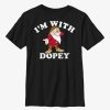 Kids * | Offering Discounts Disney Snow White & The Seven Dwarfs With Dopey Youth T-Shirt