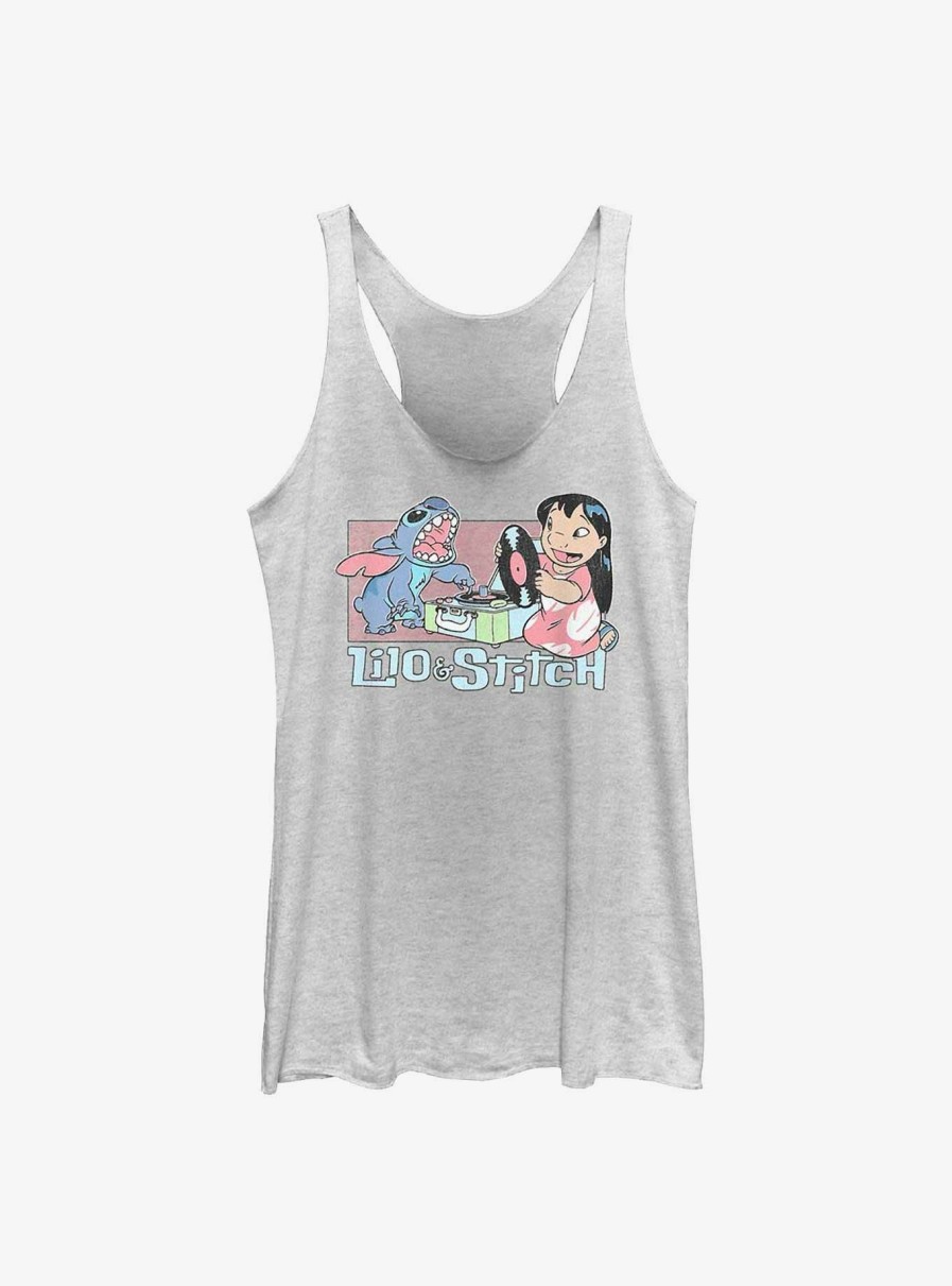 Adults * | Disney Lilo & Stitch Duo Records Womens Tank Top Large Choice