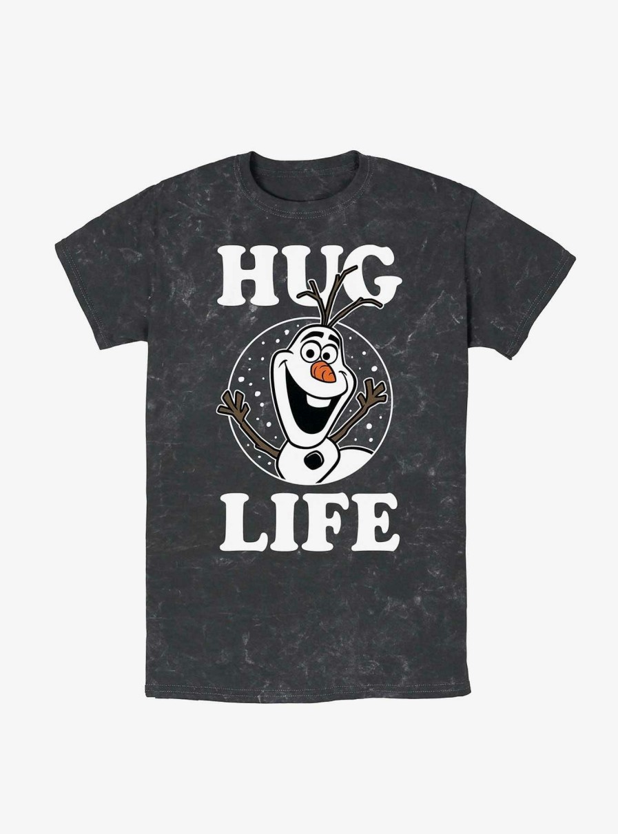 Adults * | Offering Discounts Disney Frozen Olaf Hug Life Mineral Wash T-Shirt