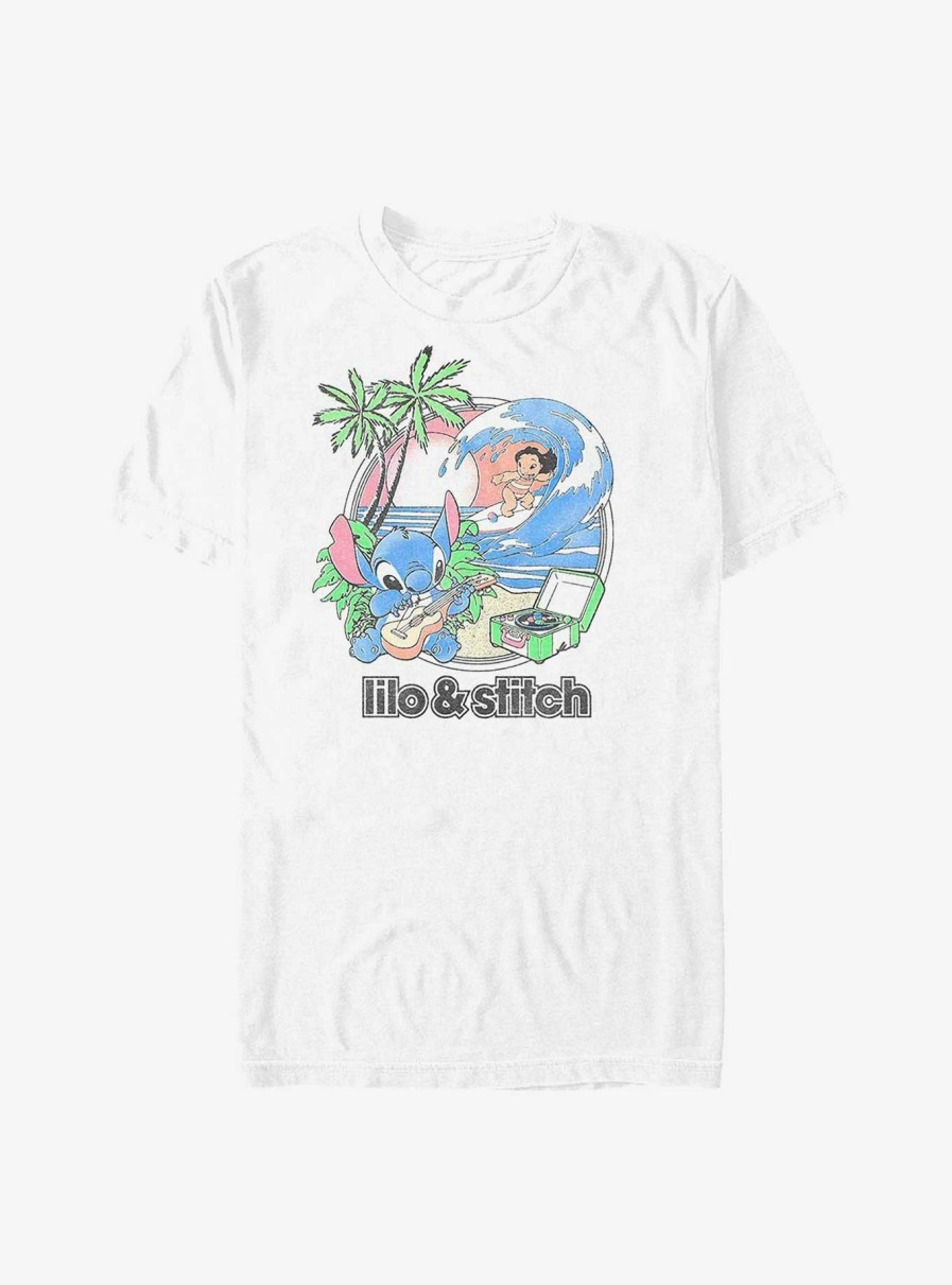 Adults * | Shop New Disney Lilo & Stitch Beach Day T-Shirt