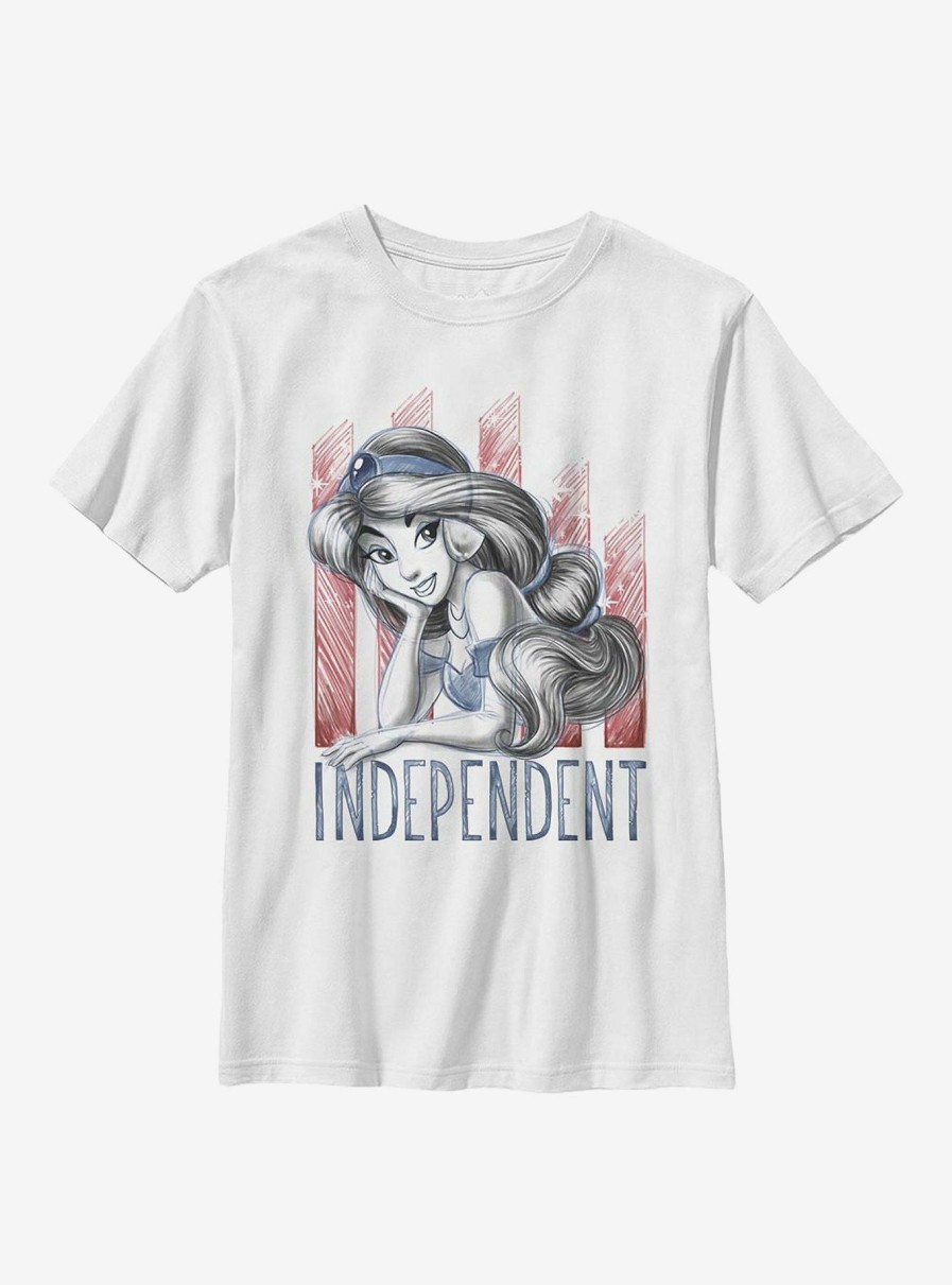 Kids * | Disney Aladdin Independent Jasmine Youth T-Shirt Flash Sale