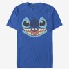 Adults * | Disney Lilo And Stitch Face Large T-Shirt Flash Sale