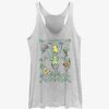 Adults * | Discount Disney Tinker Bell Garden Frame Womens Tank Top