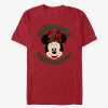 Adults * | Sale Online Disney Minnie Mouse Frohliche Weihnachten Merry Christmas In German T-Shirt