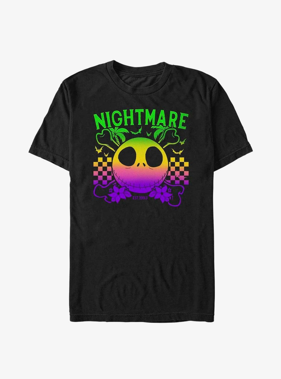 Adults * | Discounts Disney The Nightmare Before Christmas Jack Sunset T-Shirt