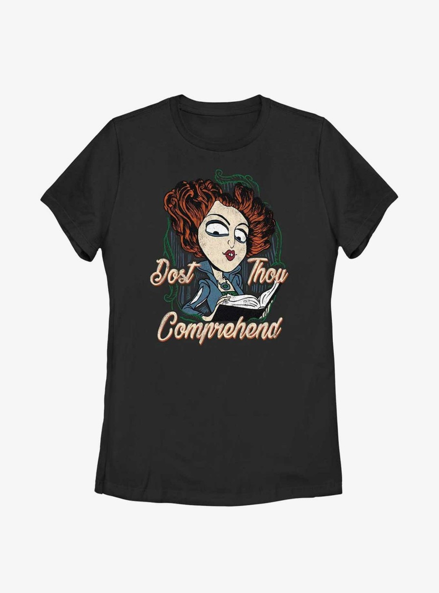 Adults * | Closeout Sale Disney Hocus Pocus Dost Thou Comprehend Winifred Womens T-Shirt