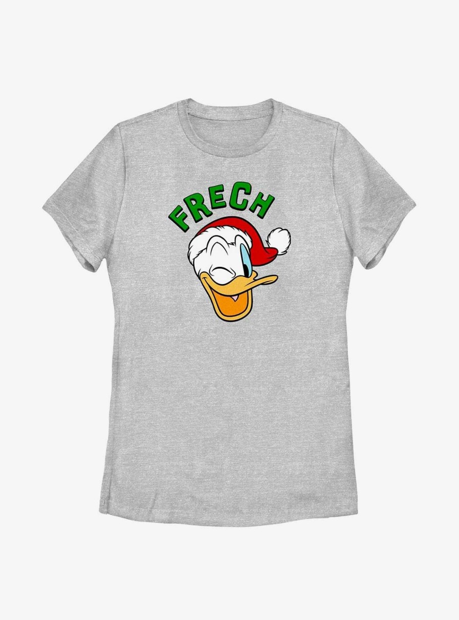 Adults * | Limit Offer Disney Donald Duck Frech Naughty In German Womens T-Shirt