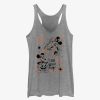 Adults * | Lower Price Disney Mickey Mouse & Minnie Mouse Feelin Spooky Womens Tank Top