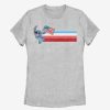 Adults * | Disney Lilo & Stitch Flag Womens T-Shirt Latest Fashion