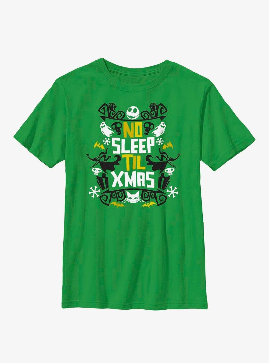 Kids * | The Nightmare Before Christmas No Sleep Youth T-Shirt Best Choice