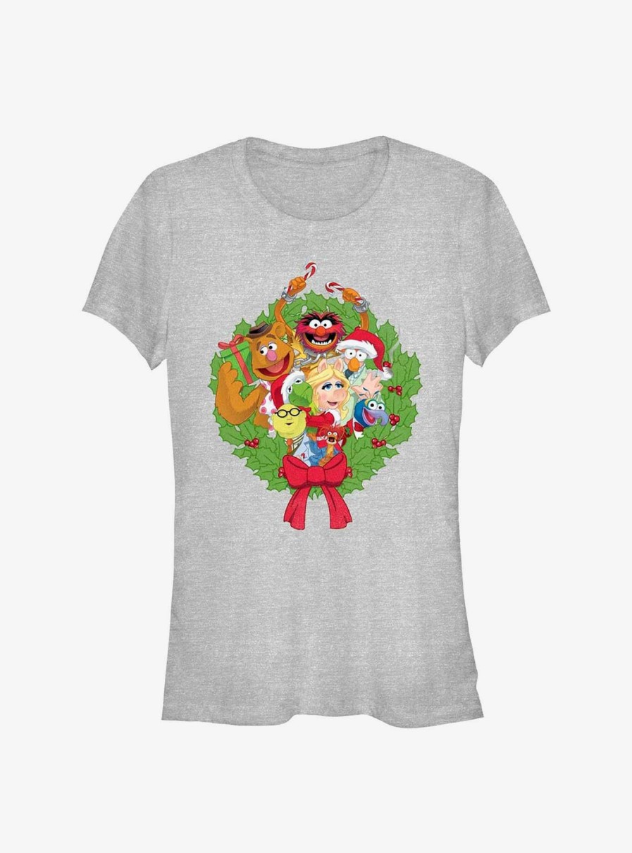 Adults * | Best Guaranteed Disney The Muppets Group Wreath Womens T-Shirt