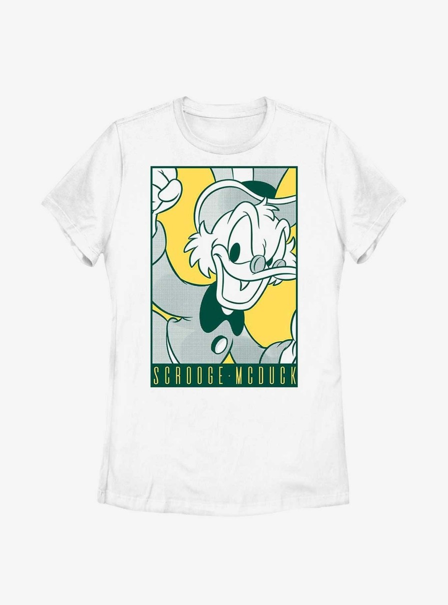 Adults * | Disney Ducktales Pop Poster Scrooge Mcduck Womens T-Shirt Large Choice