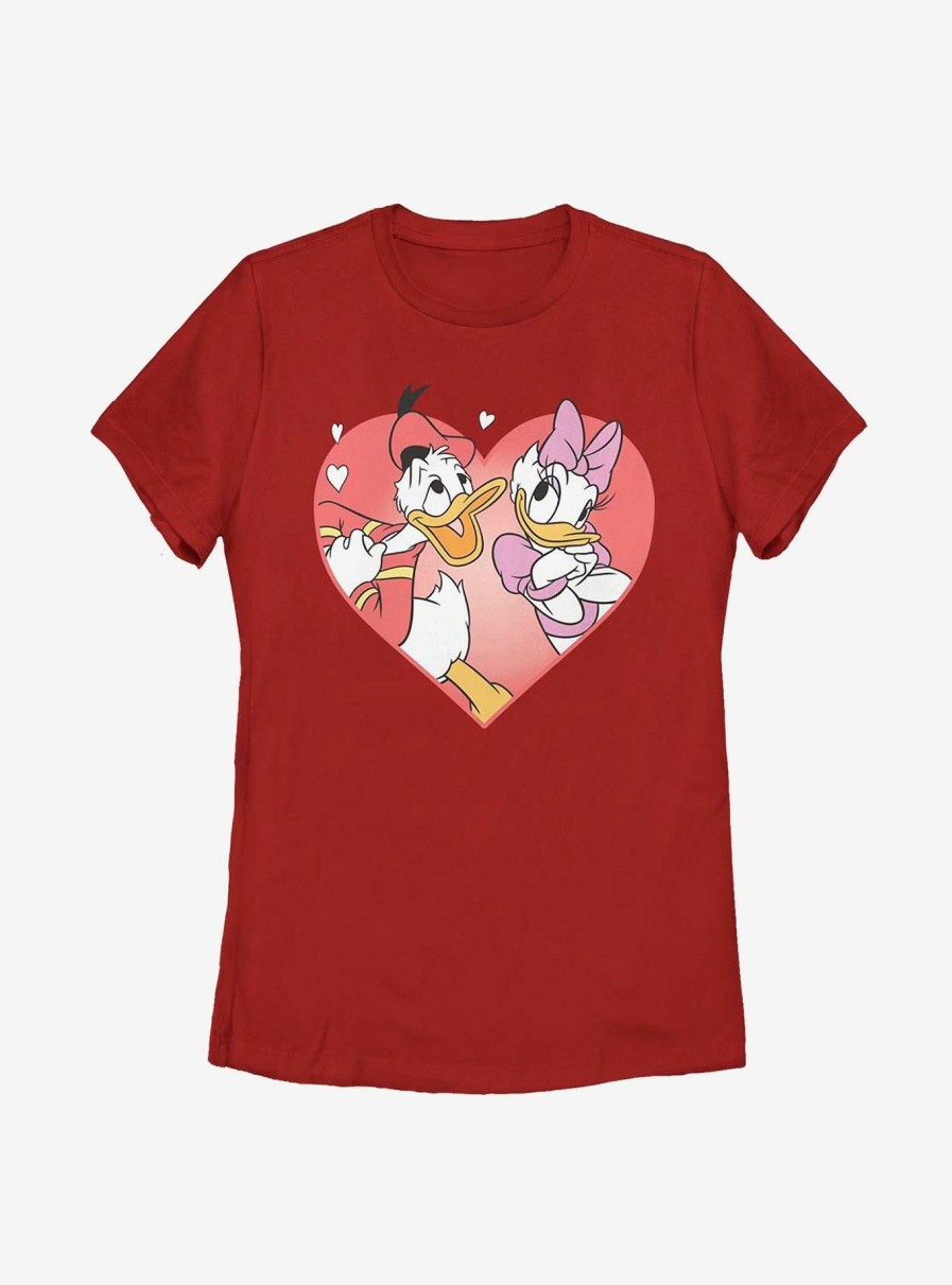 Adults * | Disney Donald And Daisy Love Womens T-Shirt Less Expensive