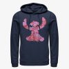 Adults * | Disney Lilo & Stitch Heart Fill Hoodie Best Sellers