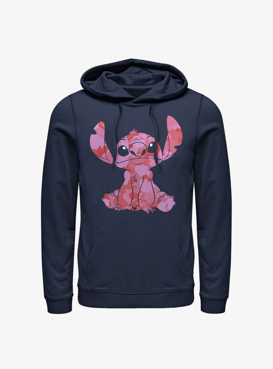 Adults * | Disney Lilo & Stitch Heart Fill Hoodie Best Sellers