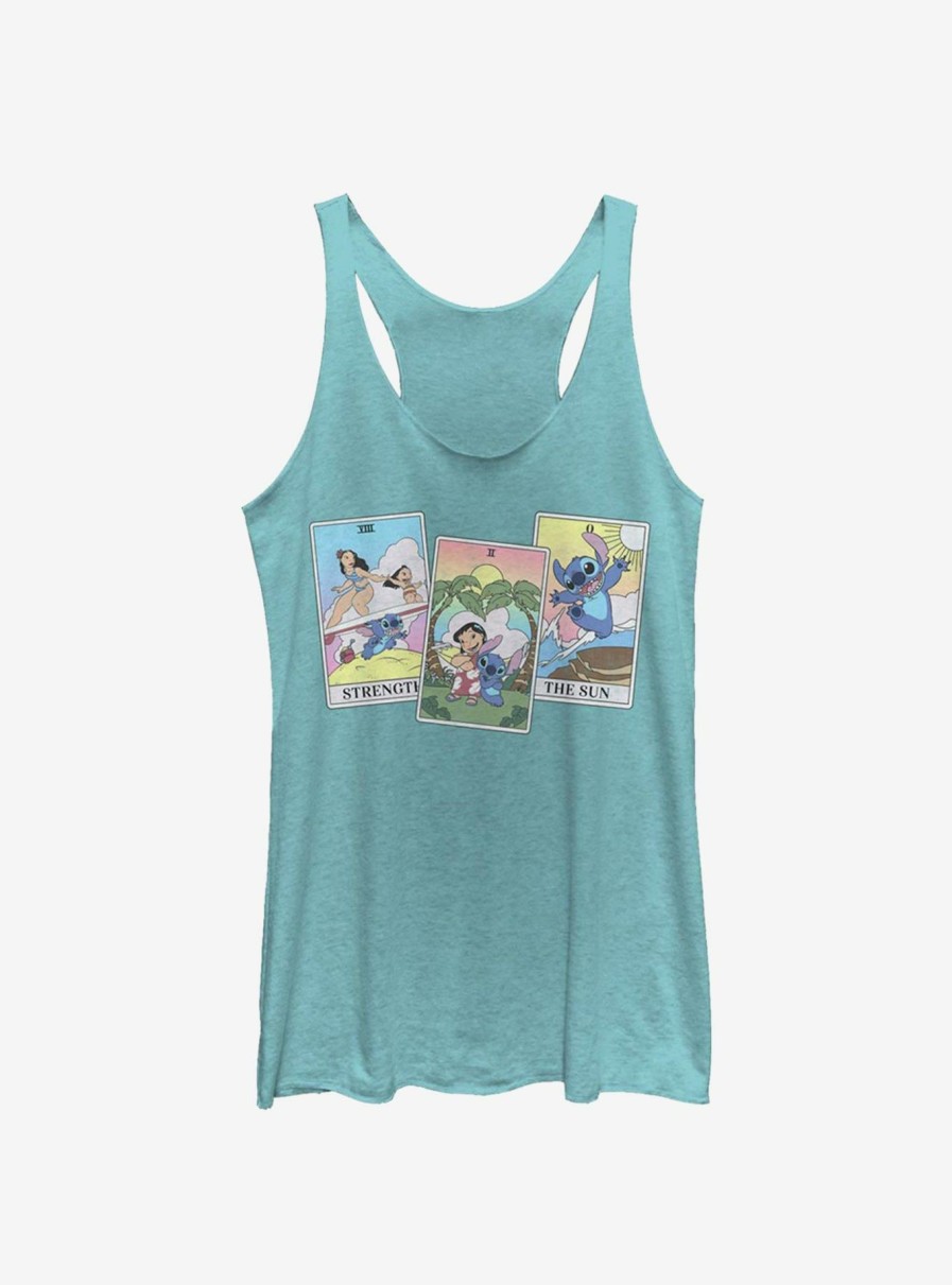 Adults * | Limit Offer Disney Lilo And Stitch Lilo Stitch Tarot Womens Tank Top