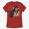 Adults * | Disney Pocahontas Sketch Womens T-Shirt Typical Style