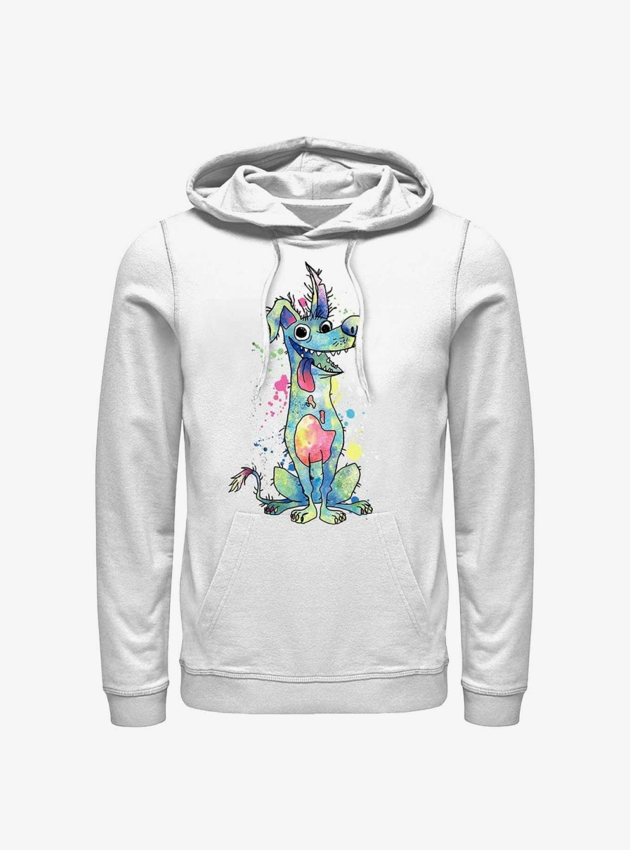 Adults * | Disney Pixar Coco Watercolor Dante Hoodie Flash Sale