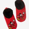 Accessories * | Disney Mickey Mouse Cartoon Pose Slipper Socks Boxlunch Exclusive Typical Style