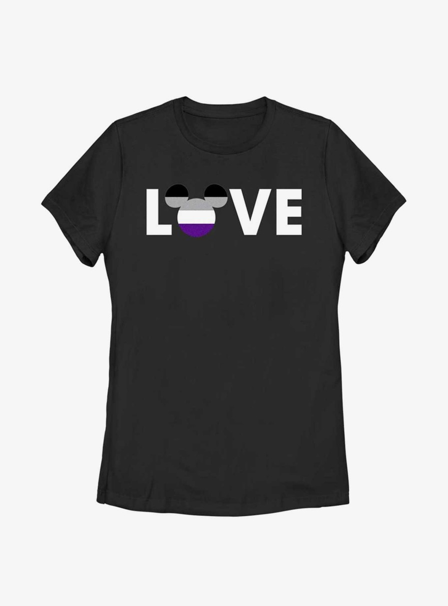 Adults * | Disney Mickey Mouse Asexual Flag T-Shirt Excellent