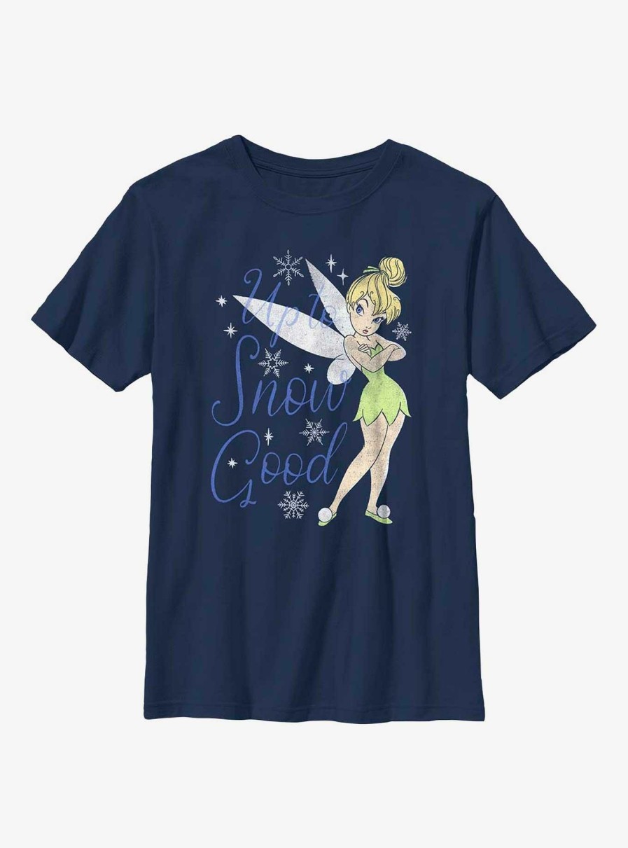 Kids * | Disney Tinkerbell Up To Snow Good Youth T-Shirt Original