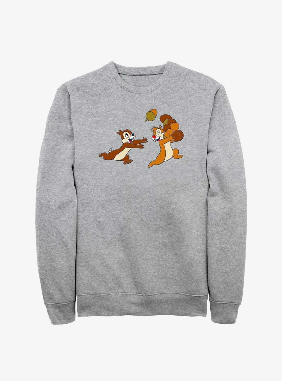 Adults * | Shoping Disney Chip 'N' Dale Acorn Run Sweatshirt