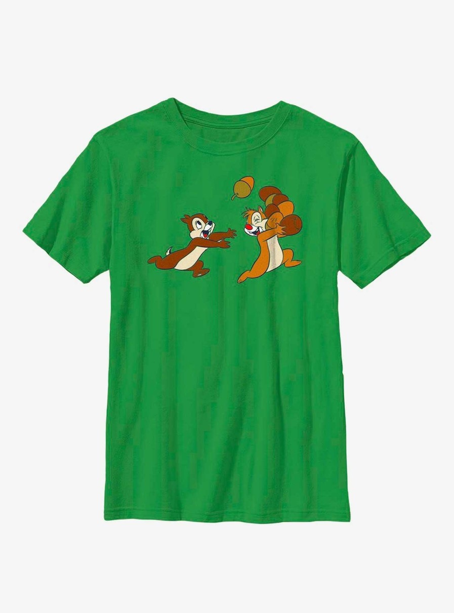 Kids * | Best Guaranteed Disney Chip 'N' Dale Acorn Run Youth T-Shirt