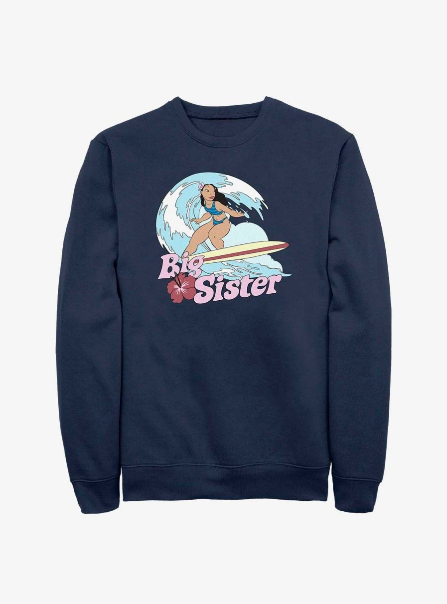 Adults * | Limit Offer Disney Lilo & Stitch Big Sister Nani Sweatshirt