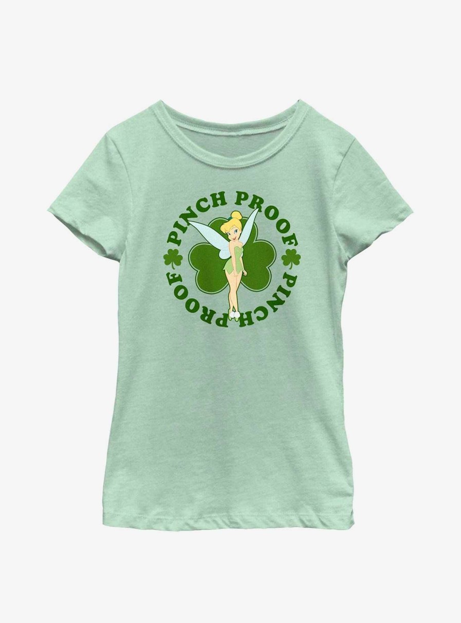 Kids * | Disney Tinker Bell Pinch Proof Tink Youth Girls T-Shirt Best Choice