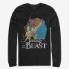 Adults * | Disney Beauty And The Beast Classic Long-Sleeve T-Shirt Flash Sale