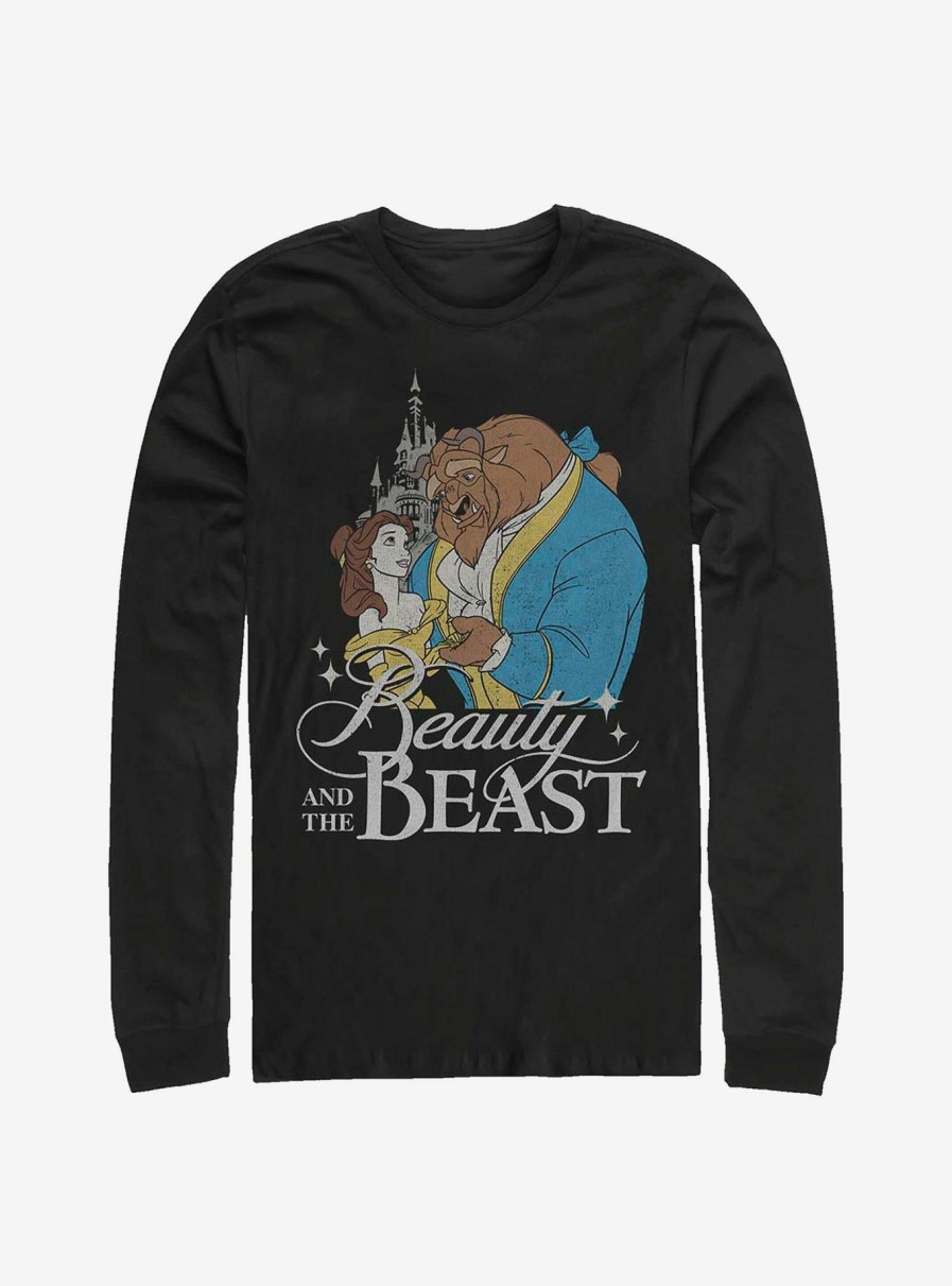 Adults * | Disney Beauty And The Beast Classic Long-Sleeve T-Shirt Flash Sale