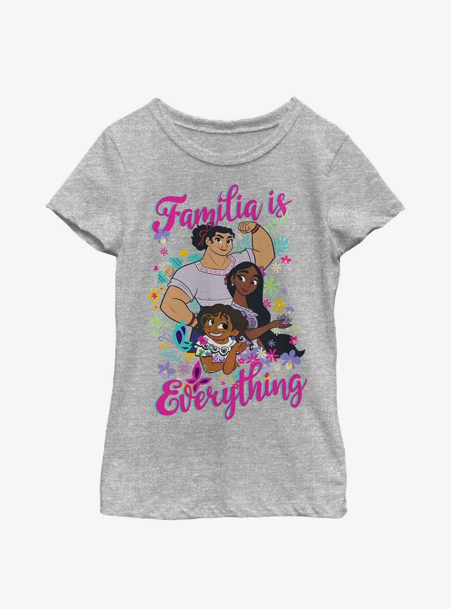 Kids * | Disney Encanto Familia Is Everything Youth Girls T-Shirt Latest Fashion