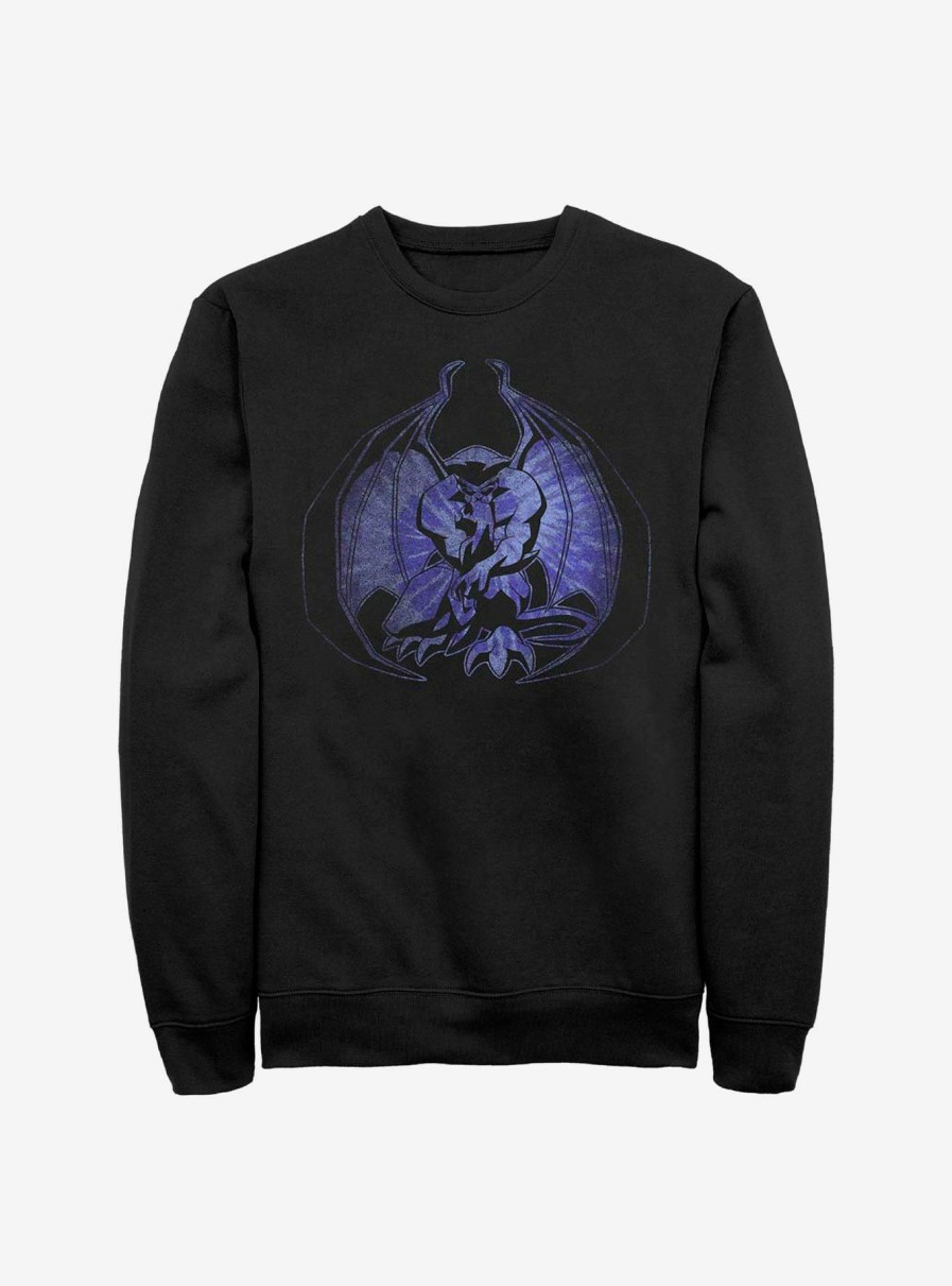 Adults * | Disney Gargoyles Tie Dye Fill Sweatshirt Flash Sale