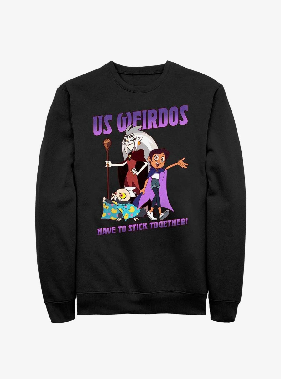 Adults * | Disney The Owl House Weirdos Unite Sweatshirt Best Choice