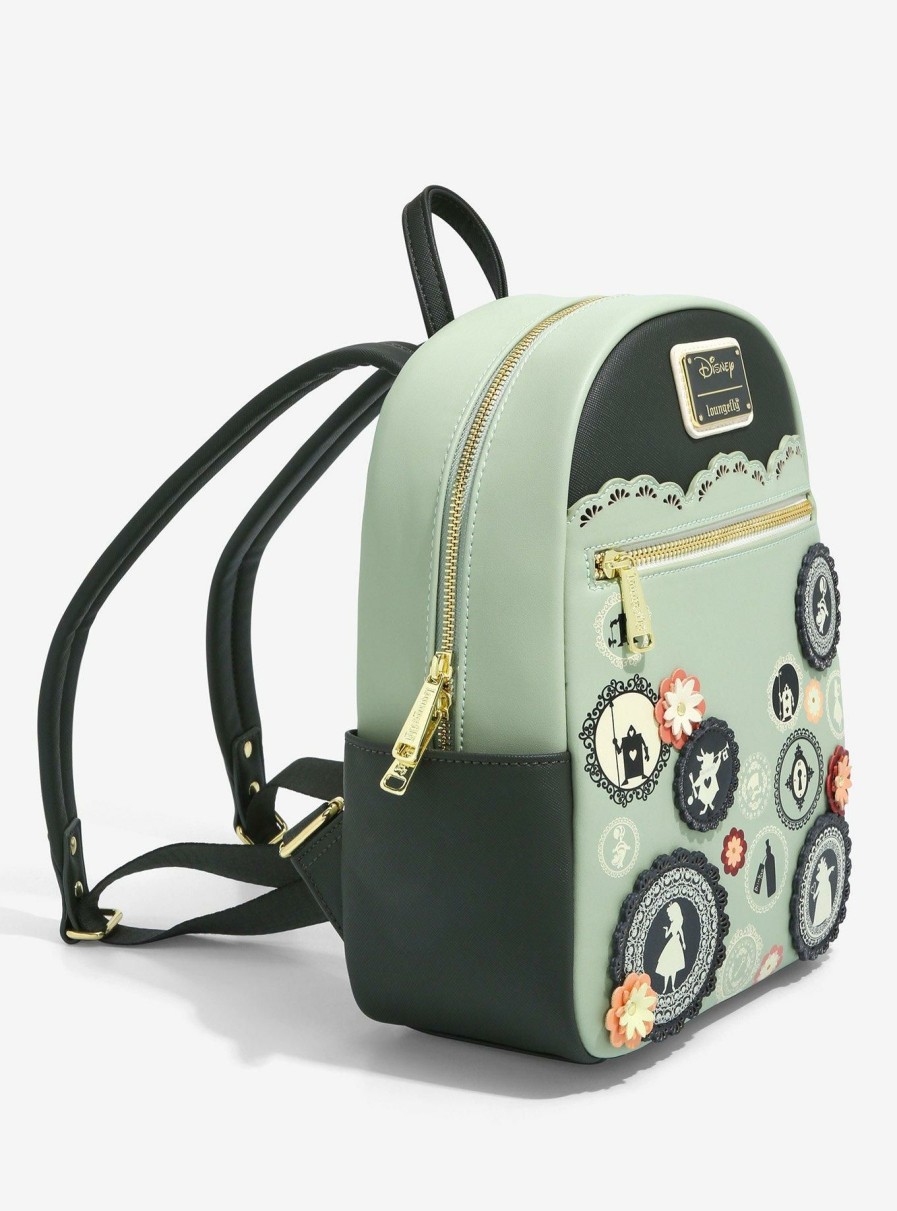 Bags * | Shop New Loungefly Disney Alice In Wonderland Doily Portraits Mini Backpack Boxlunch Exclusive