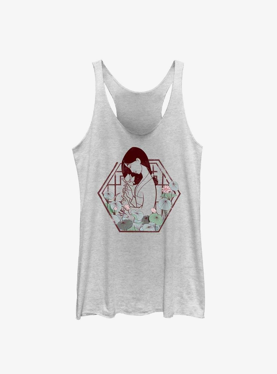 Adults * | Shoping Disney Mulan Mulan Lotus Womens Tank Top