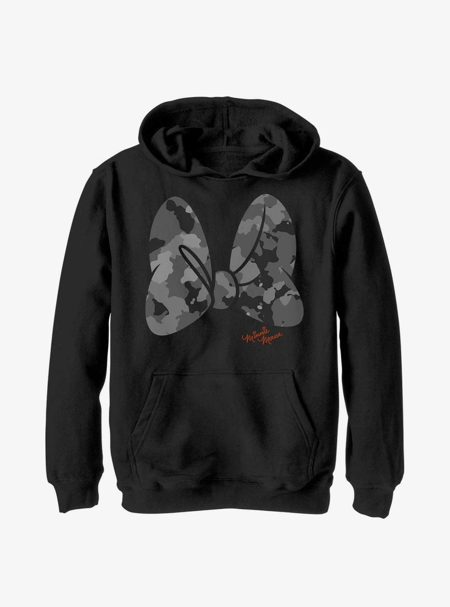 Kids * | Disney Minnie Mouse Camo Youth Hoodie Flash Sale