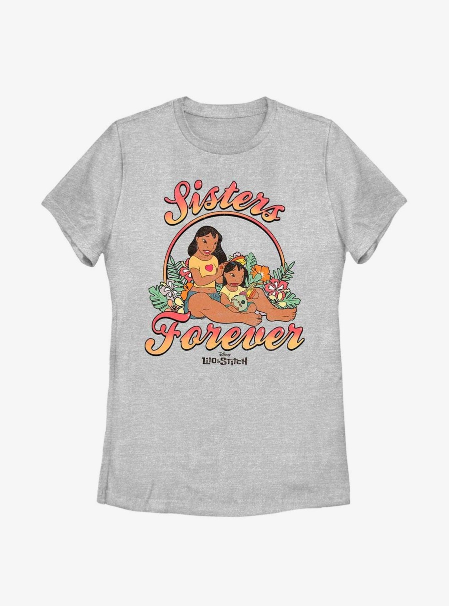 Adults * | Shoping Disney Lilo & Stitch Sisters Forever Womens T-Shirt