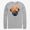 Adults * | Disney Minnie Mouse Mini Webs Long-Sleeve T-Shirt Discount Sale